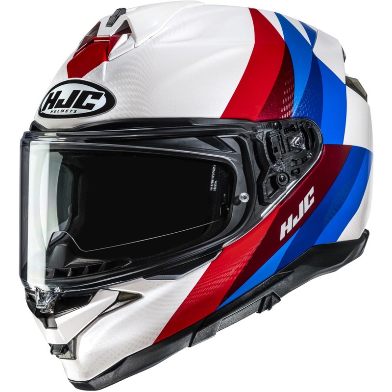 Integrálna helma na motorku HJC F72 Racero MC21 bielo-červeno-modrá