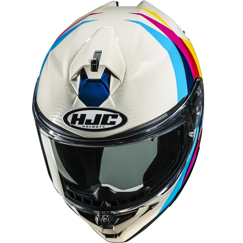 Integrálna helma na motorku HJC F72 Racero MC23 bielo-farebná
