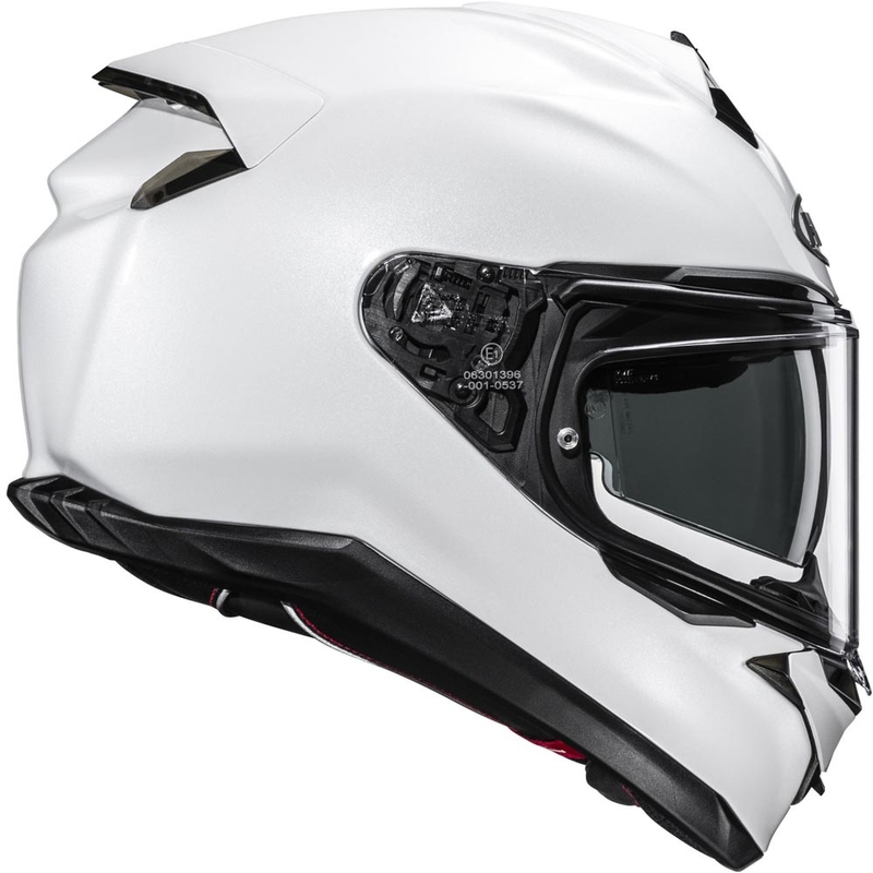 Integrálna helma na motorku HJC F72 Solid perleťovo biela