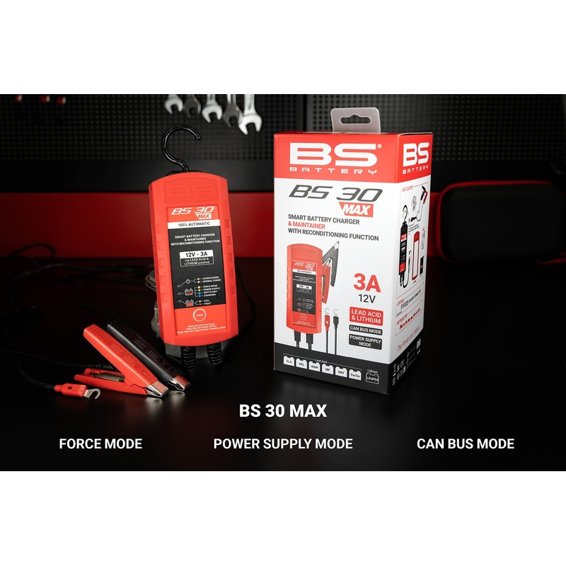 Nabíjačka akumulátorov BS-BATTERY SMART (vhodné aj pre lítium) 12V 3A