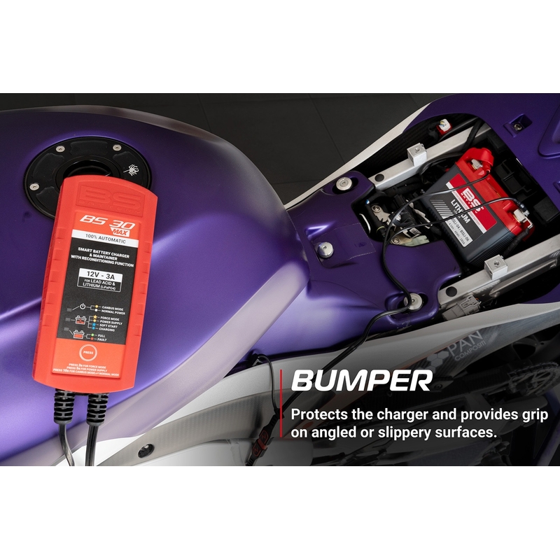 Nabíjačka akumulátorov BS-BATTERY SMART (vhodné aj pre lítium) 12V 3A