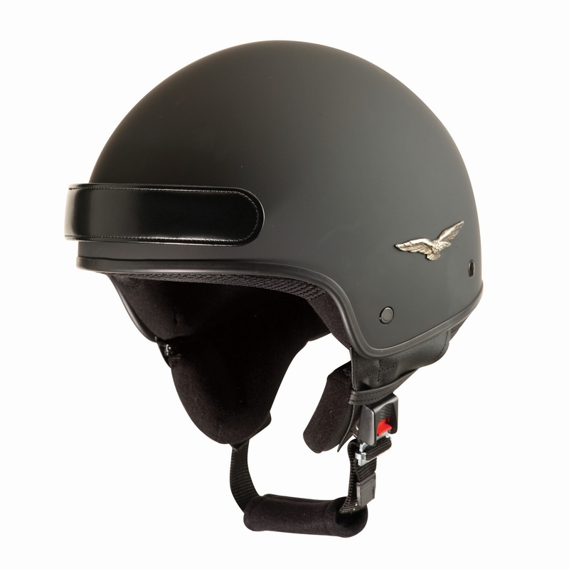 Moto prilba - CABERG Freedom, otvorená čierna