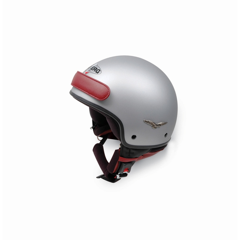 Moto prilba - CABERG Freedom, otvorená strieborná