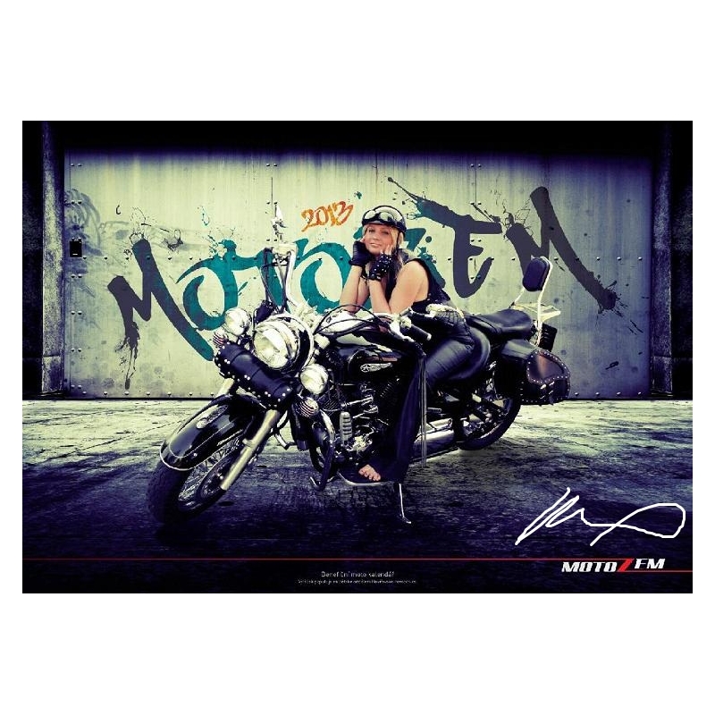 Špeciálna edícia benefičného moto kalendára 2013
