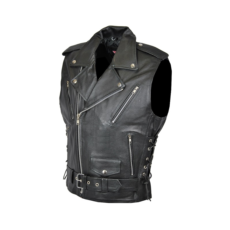 Kožená vesta na motocykel RSA Chopper