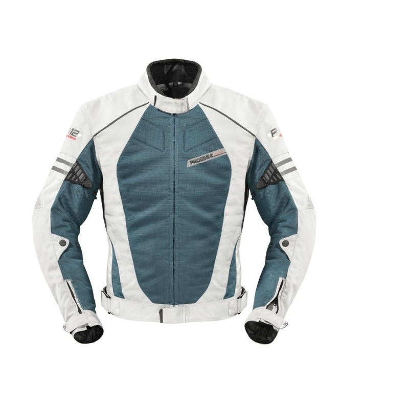 Bunda na motorku pánska PROBIKER PR-12 AIR šedá