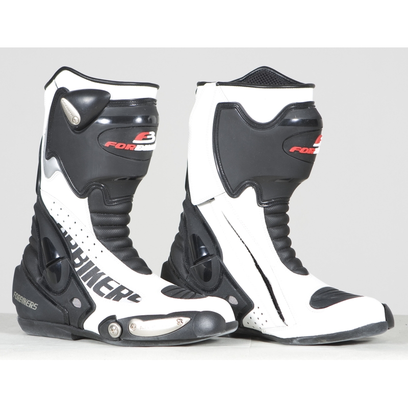 Moto topánky ForBikers-Roxy Bílé - vel. 38