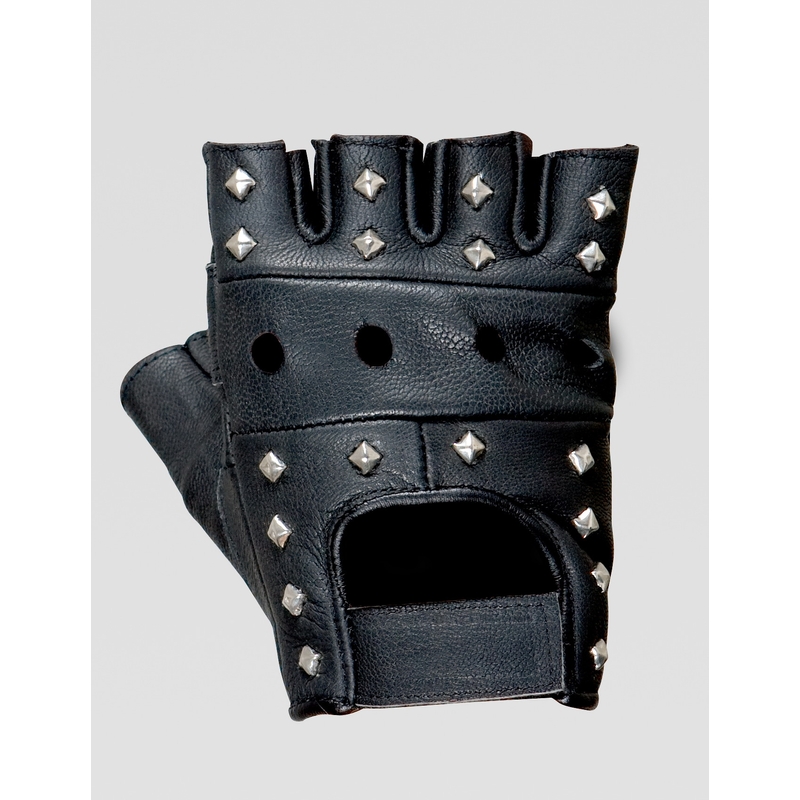 Bezprstové rukavice s cvoky ForBikers Custom