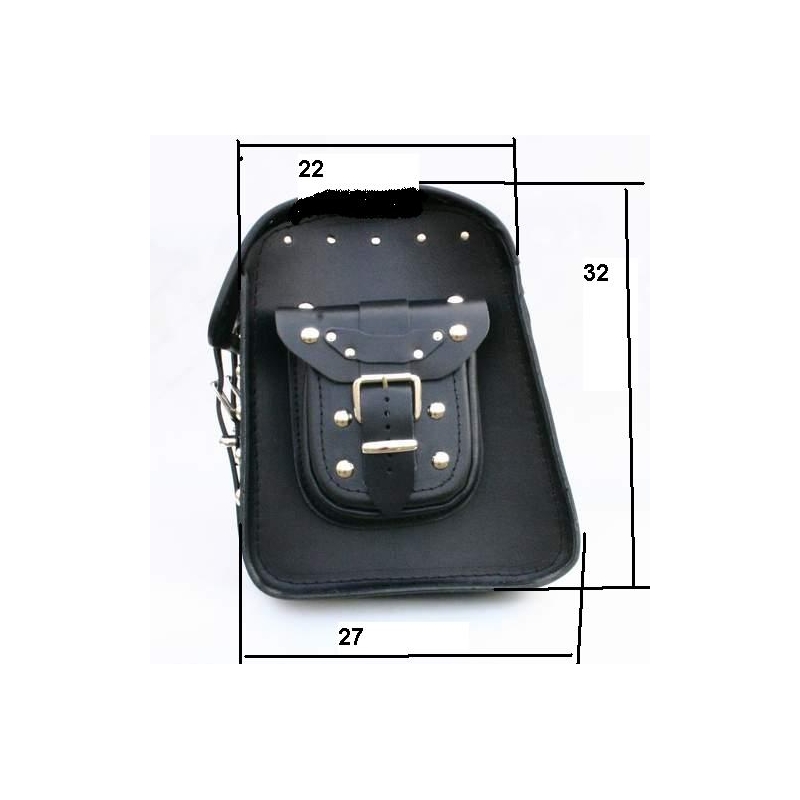 Kožený moto kufor na motocykel Chopper RSA-18A