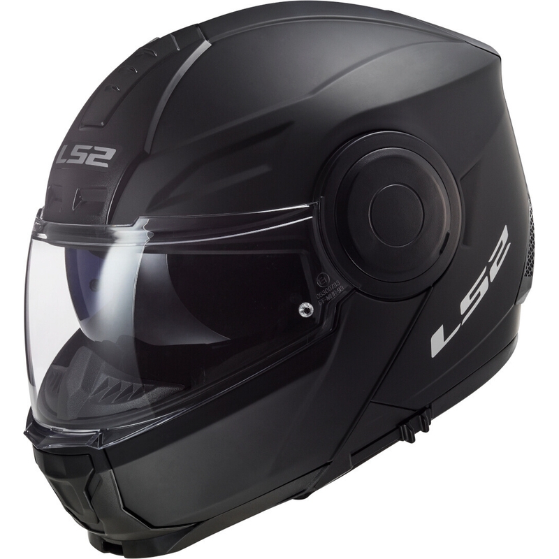 Odklápacia prilba na motocykel LS2 FF902 Scope Solid čierna matná