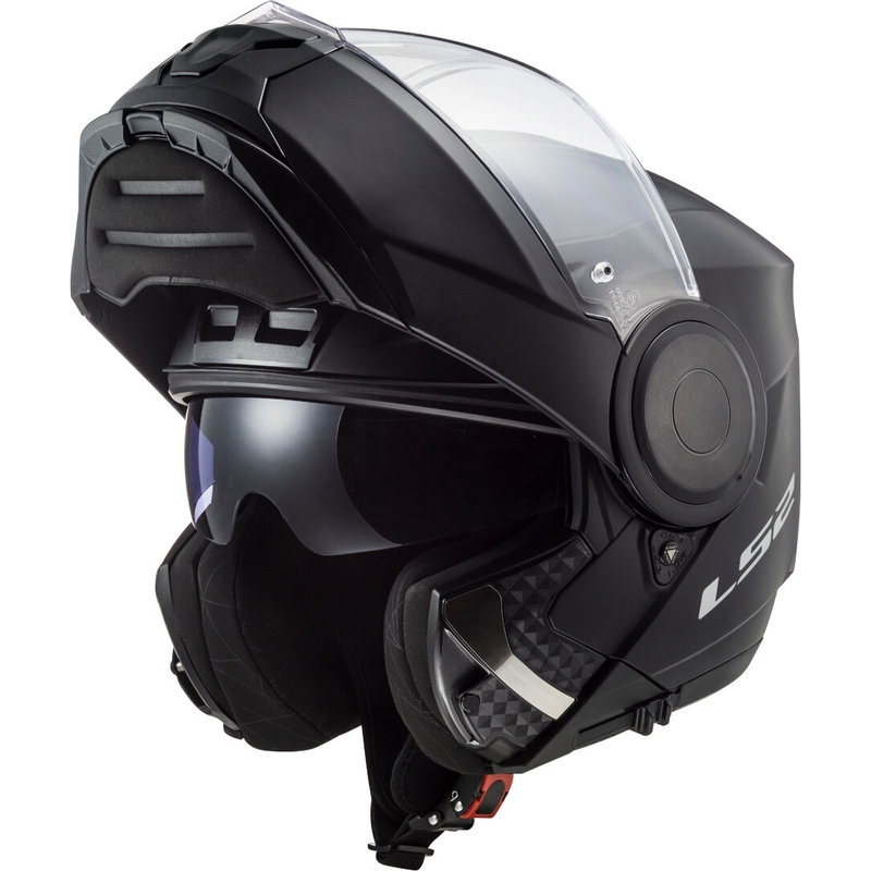 Odklápacia prilba na motocykel LS2 FF902 Scope Solid čierna matná