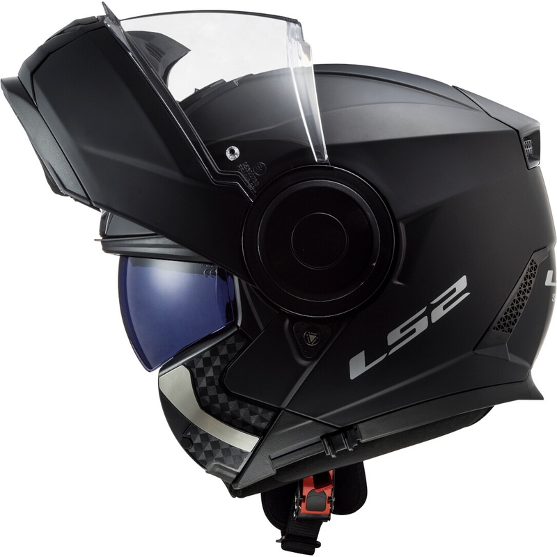 Odklápacia prilba na motocykel LS2 FF902 Scope Solid čierna matná