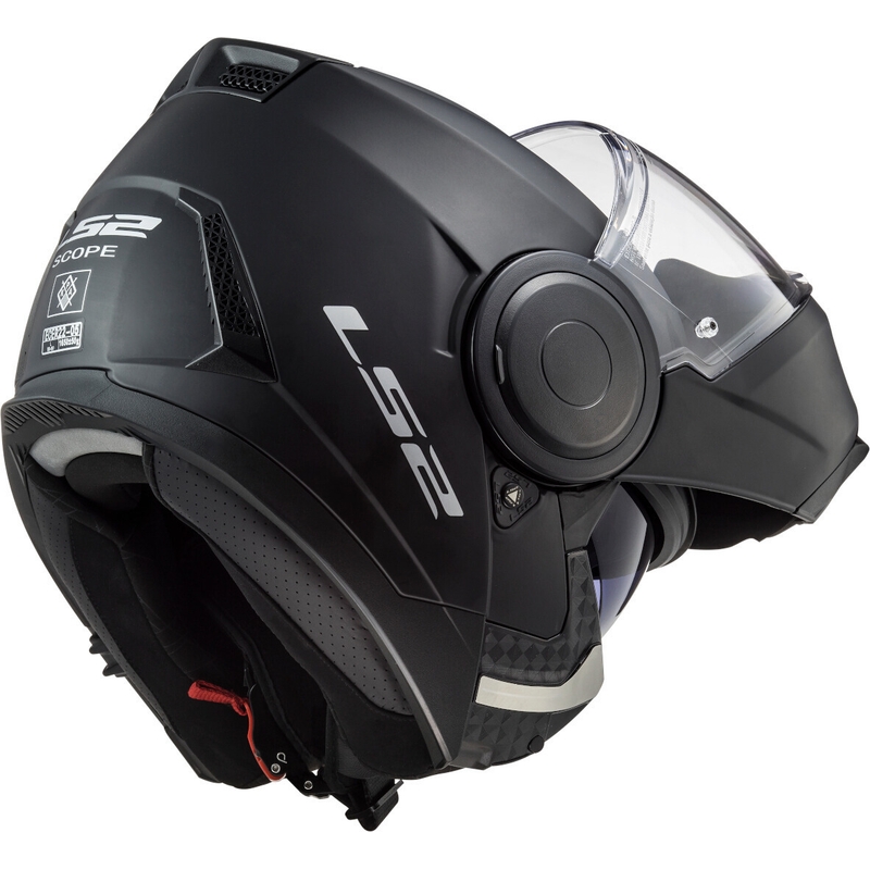 Odklápacia prilba na motocykel LS2 FF902 Scope Solid čierna matná