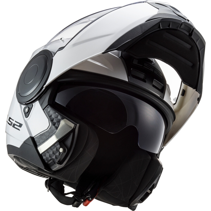 Odklápacia prilba na motocykel LS2 FF902 Scope Solid biela