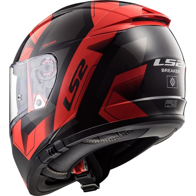 Integrálna prilba na motocykel LS2 FF390 Breaker Physics čierno-červená