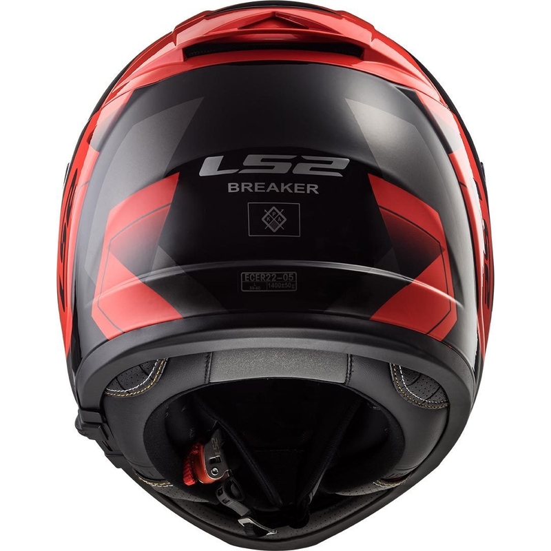 Integrálna prilba na motocykel LS2 FF390 Breaker Physics čierno-červená