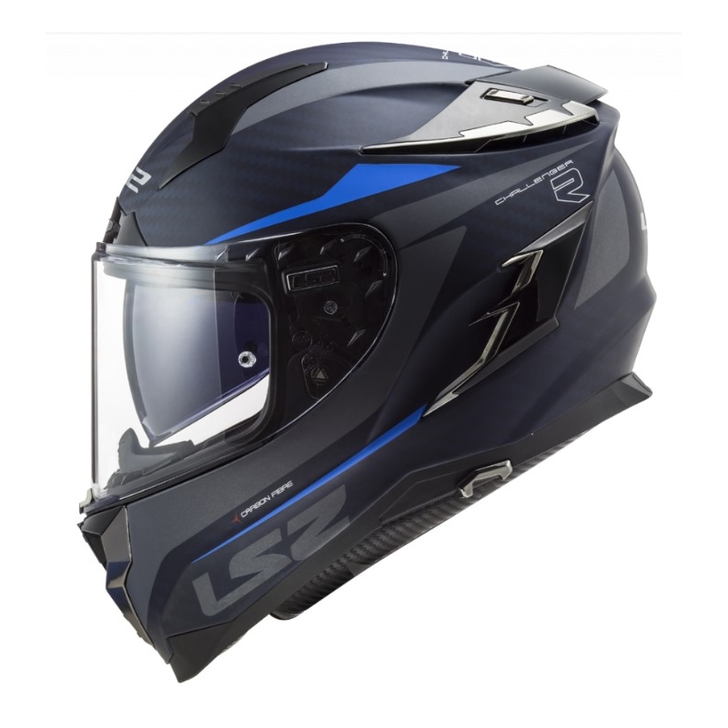Integrálna prilba na motocykel LS2 FF327 Challenger C Drone čierno-modrá výpredaj