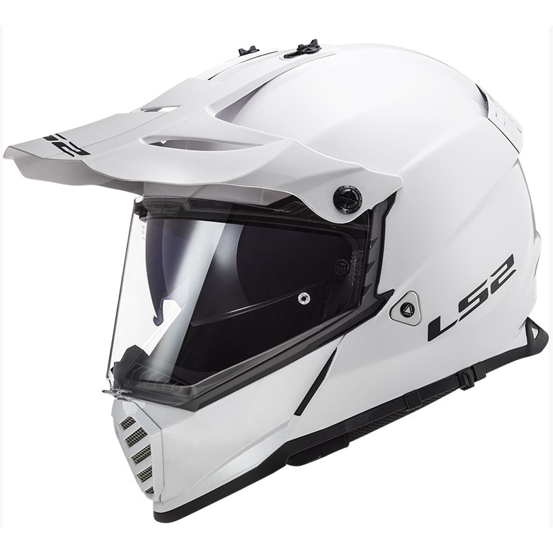 Enduro prilba LS2 MX436 Pioneer EVO Solid biela