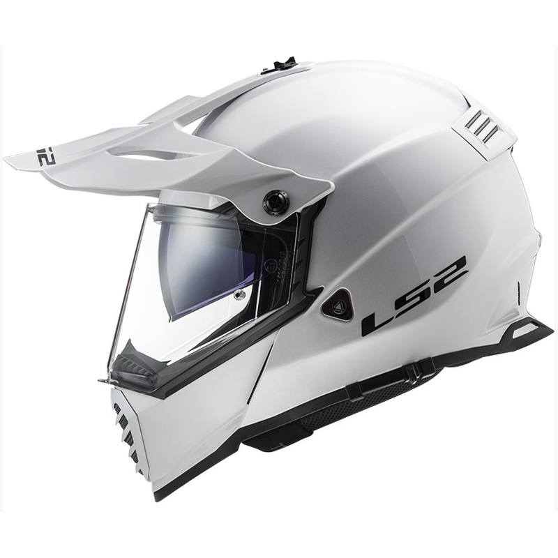 Enduro prilba LS2 MX436 Pioneer EVO Solid biela