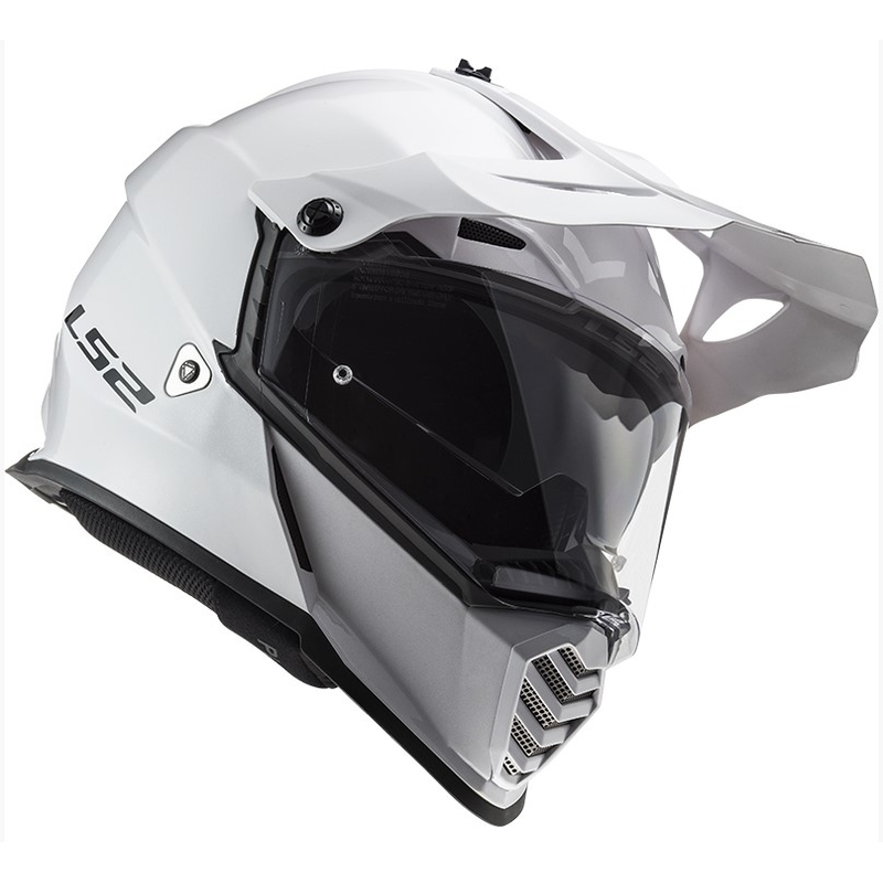 Enduro prilba LS2 MX436 Pioneer EVO Solid biela