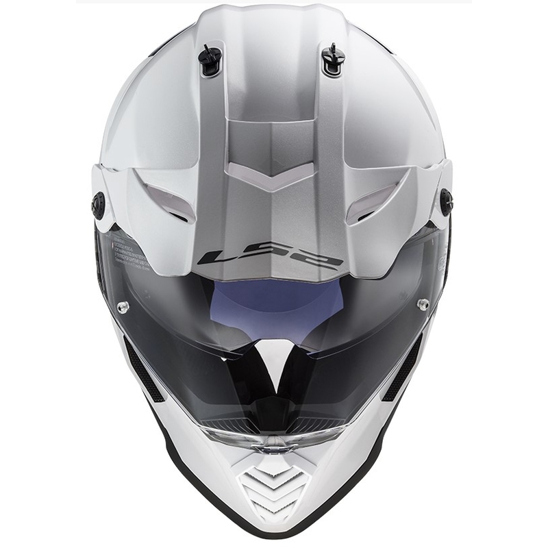 Enduro prilba LS2 MX436 Pioneer EVO Solid biela