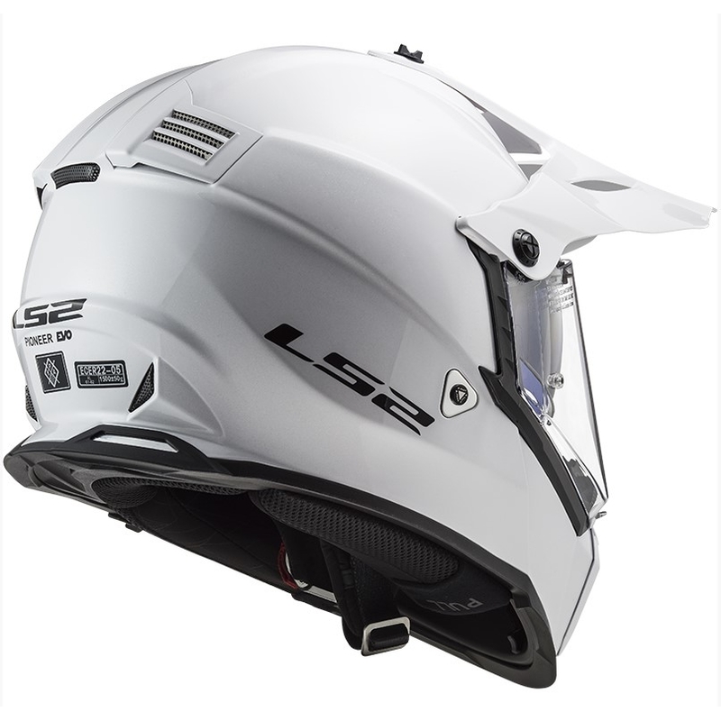 Enduro prilba LS2 MX436 Pioneer EVO Solid biela