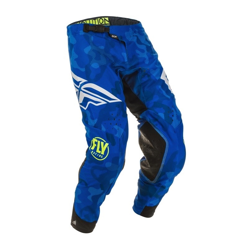 Motokrosové nohavice FLY Racing Evolution modro-biele