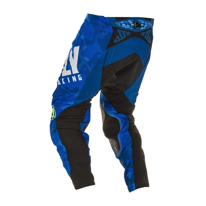 Motokrosové nohavice FLY Racing Evolution modro-biele