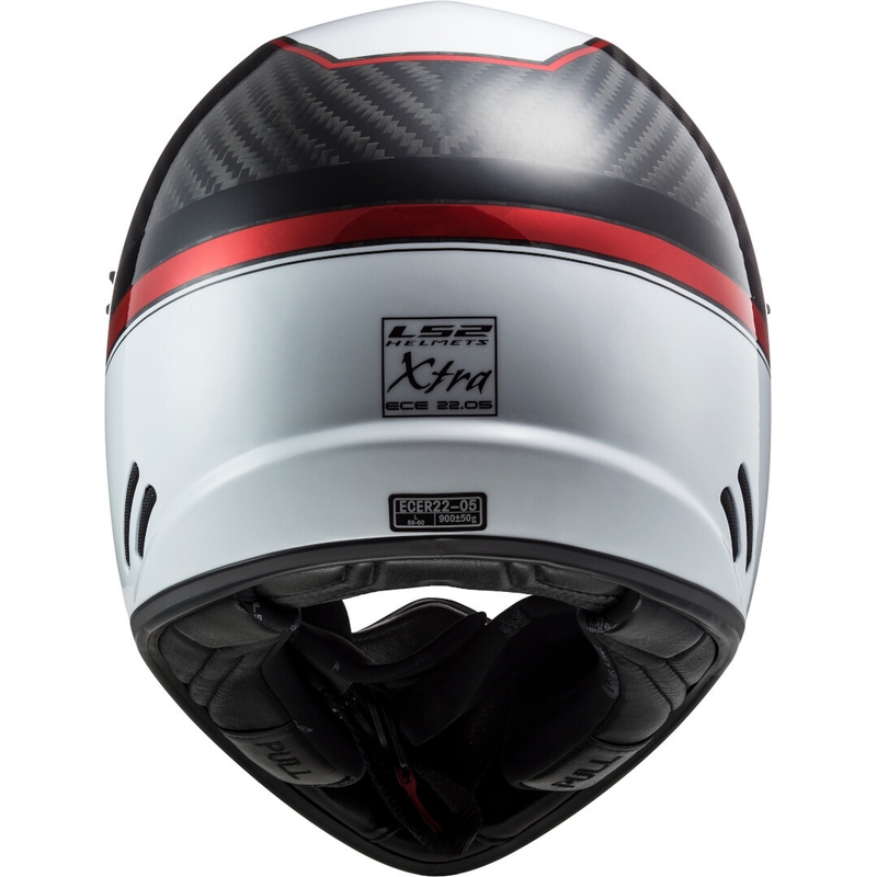 Motokrosová prilba LS2 MX471 Xtra Yard bielo-čierno-červená