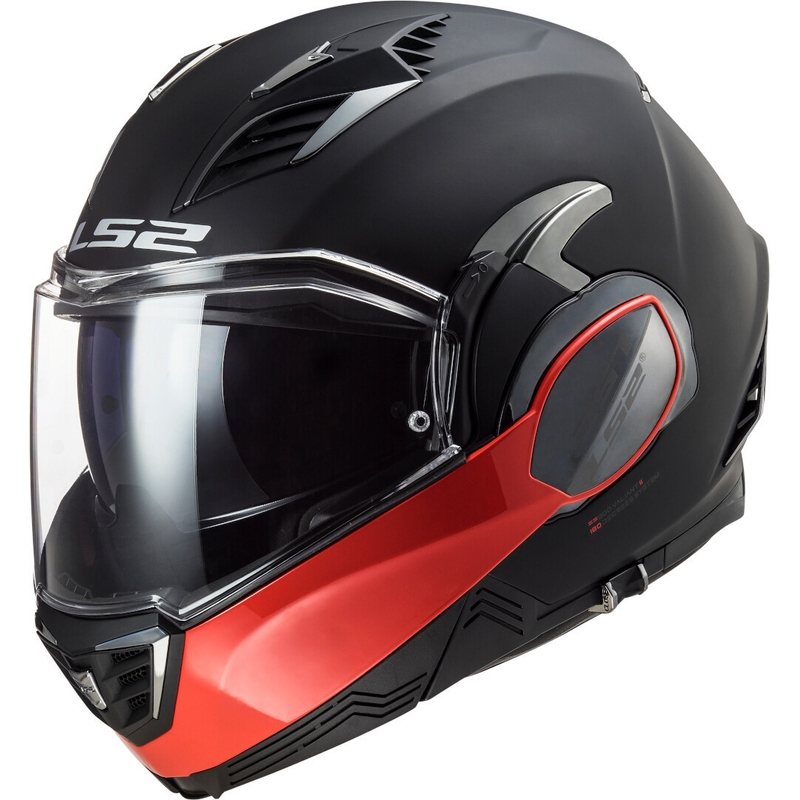 Preklápacia prilba na motocykel LS2 FF900 Valiant II Hammer čierno-červená výpredaj