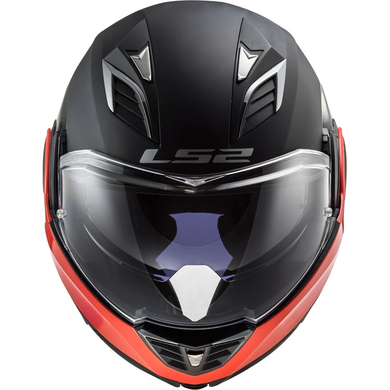 Preklápacia prilba na motocykel LS2 FF900 Valiant II Hammer čierno-červená výpredaj