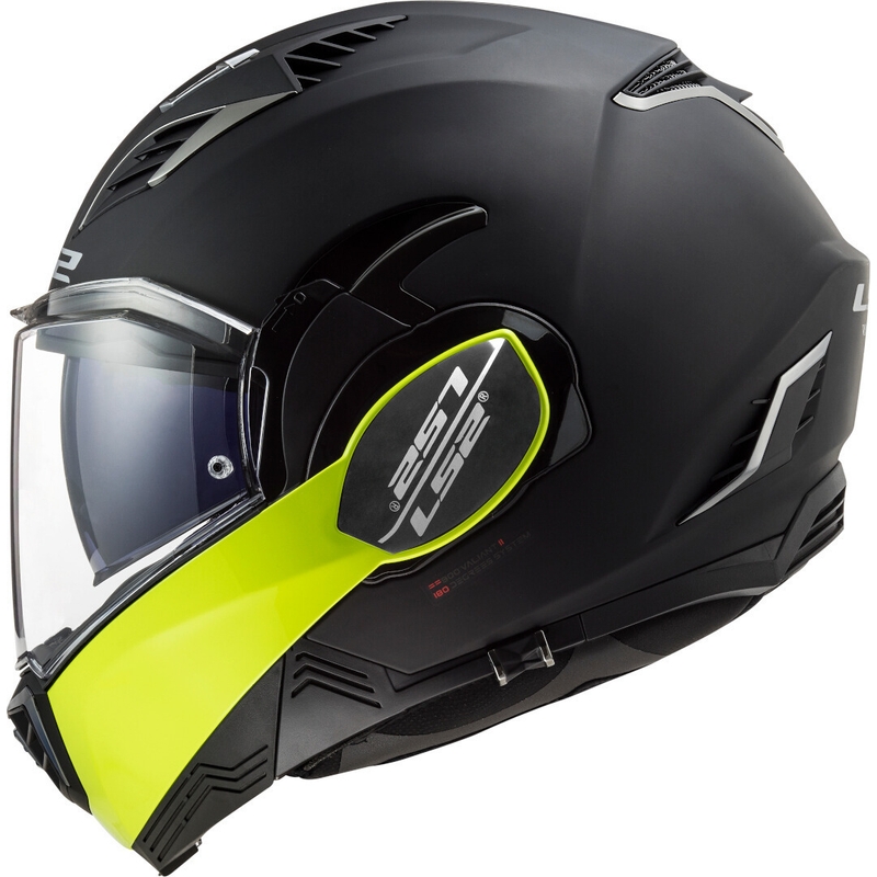 Preklápacia prilba na motocykel LS2 FF900 Valiant II Hammer čierno-fluorescenčno žltá výpredaj