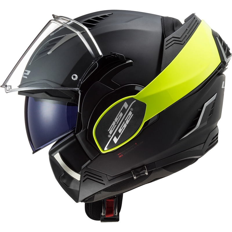 Preklápacia prilba na motocykel LS2 FF900 Valiant II Hammer čierno-fluorescenčno žltá výpredaj
