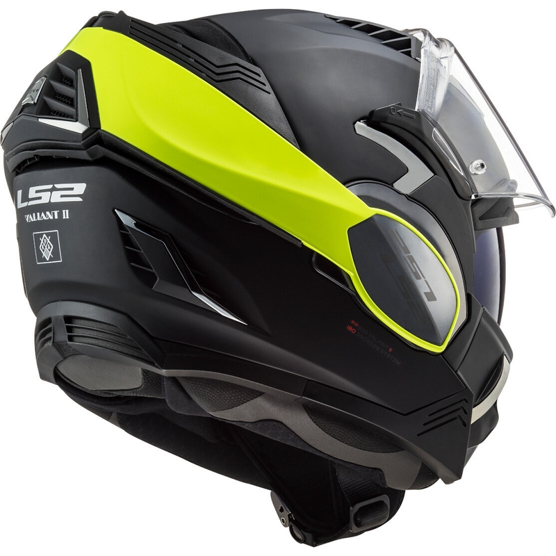 Preklápacia prilba na motocykel LS2 FF900 Valiant II Hammer čierno-fluorescenčno žltá výpredaj