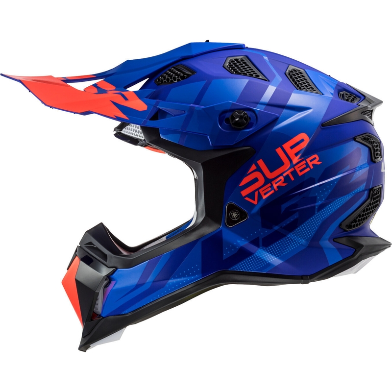 Motokrosová prilba LS2 MX470 Subverter Troop modro-oranžová výpredaj