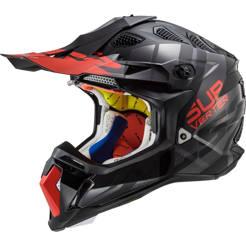 Motokrosová prilba LS2 MX470 Subverter Troop čierno-červená