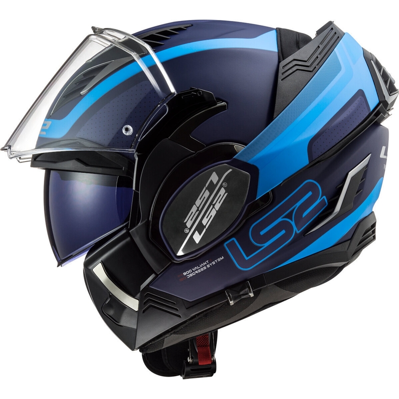 Preklápacia prilba na motocykel LS2 FF900 Valiant II Orbit modrá