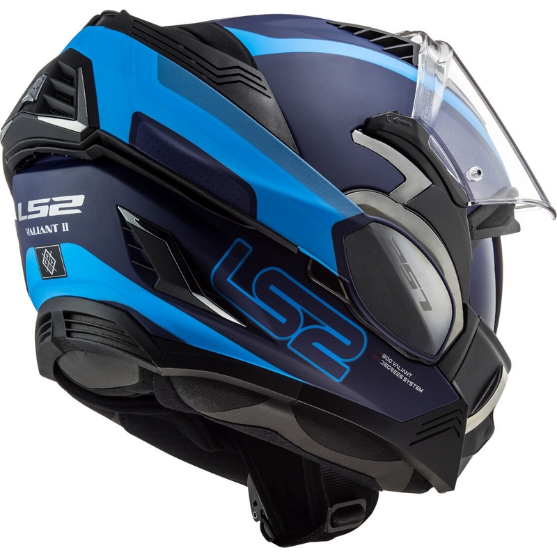 Preklápacia prilba na motocykel LS2 FF900 Valiant II Orbit modrá