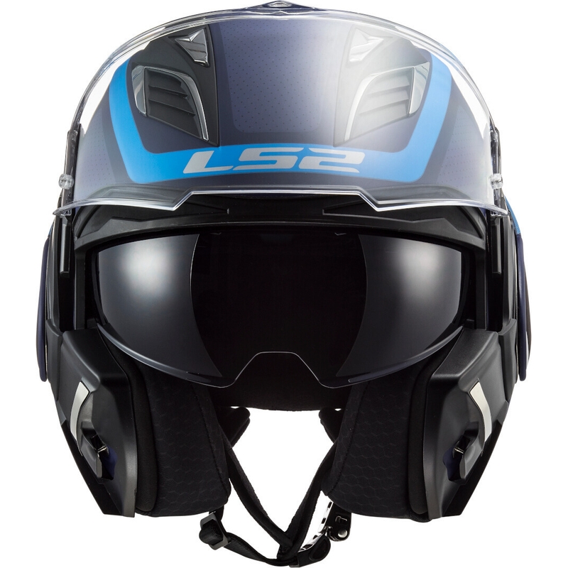 Preklápacia prilba na motocykel LS2 FF900 Valiant II Orbit modrá
