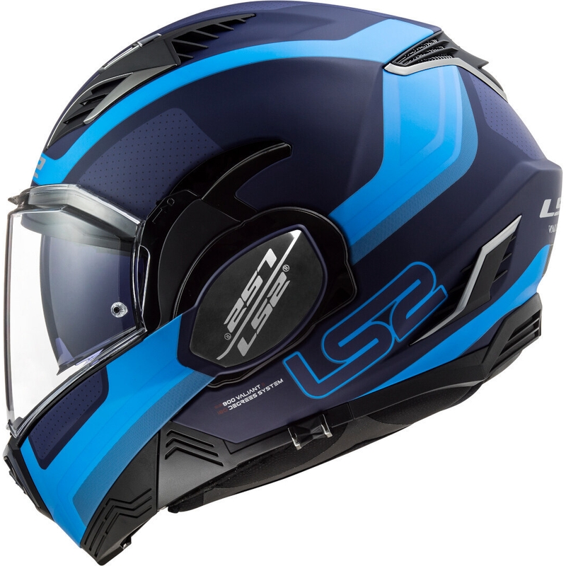 Preklápacia prilba na motocykel LS2 FF900 Valiant II Orbit modrá