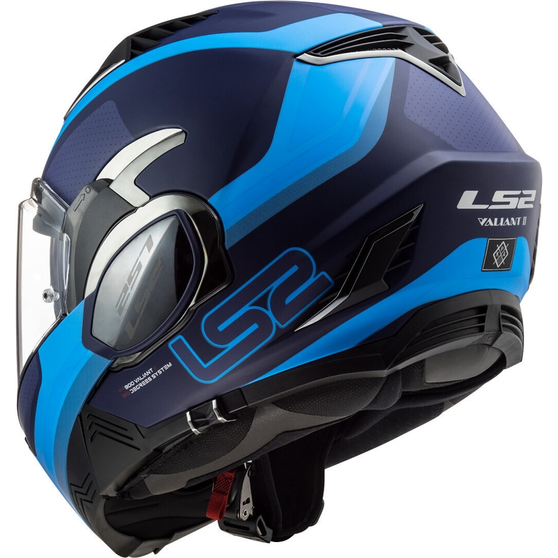 Preklápacia prilba na motocykel LS2 FF900 Valiant II Orbit modrá