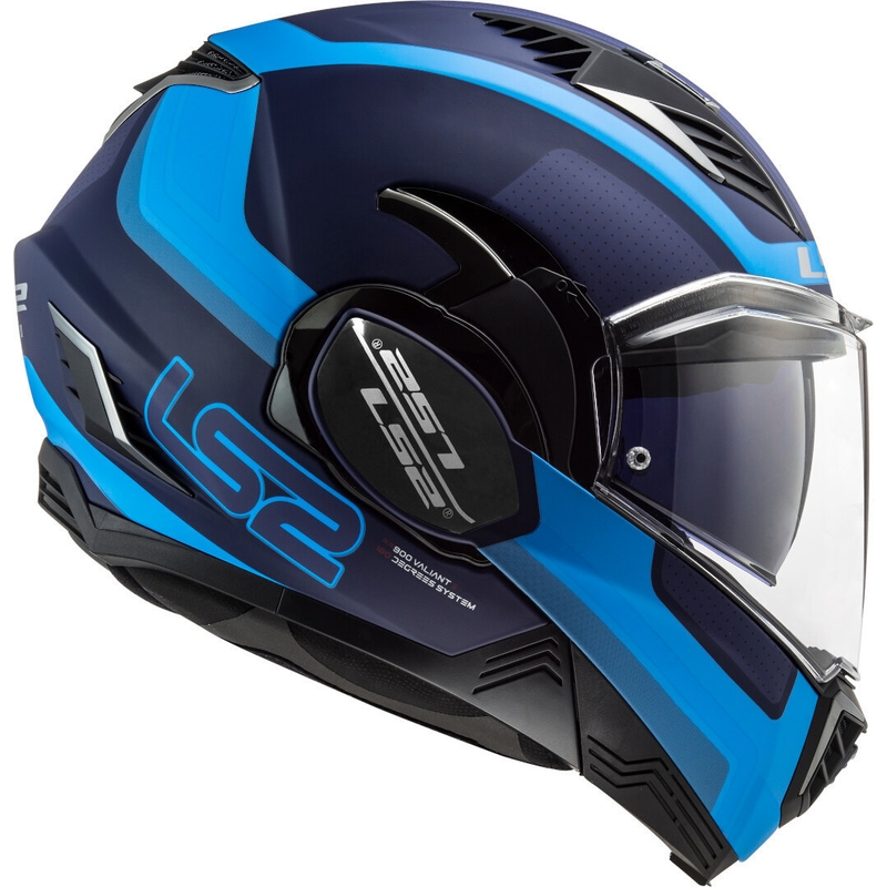 Preklápacia prilba na motocykel LS2 FF900 Valiant II Orbit modrá