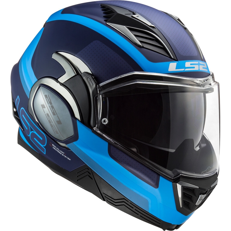 Preklápacia prilba na motocykel LS2 FF900 Valiant II Orbit modrá
