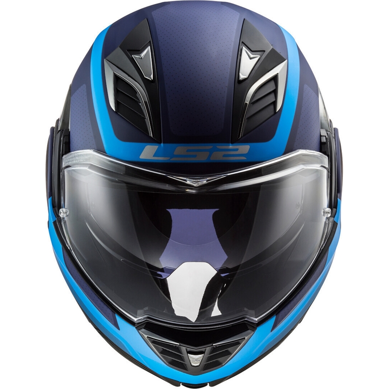 Preklápacia prilba na motocykel LS2 FF900 Valiant II Orbit modrá