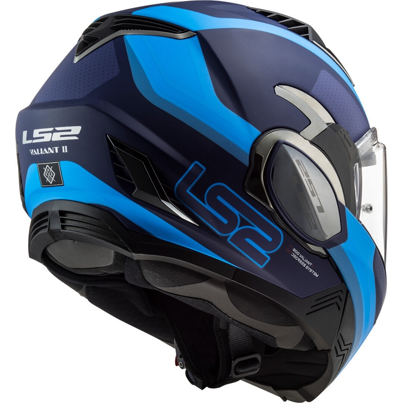 Preklápacia prilba na motocykel LS2 FF900 Valiant II Orbit modrá