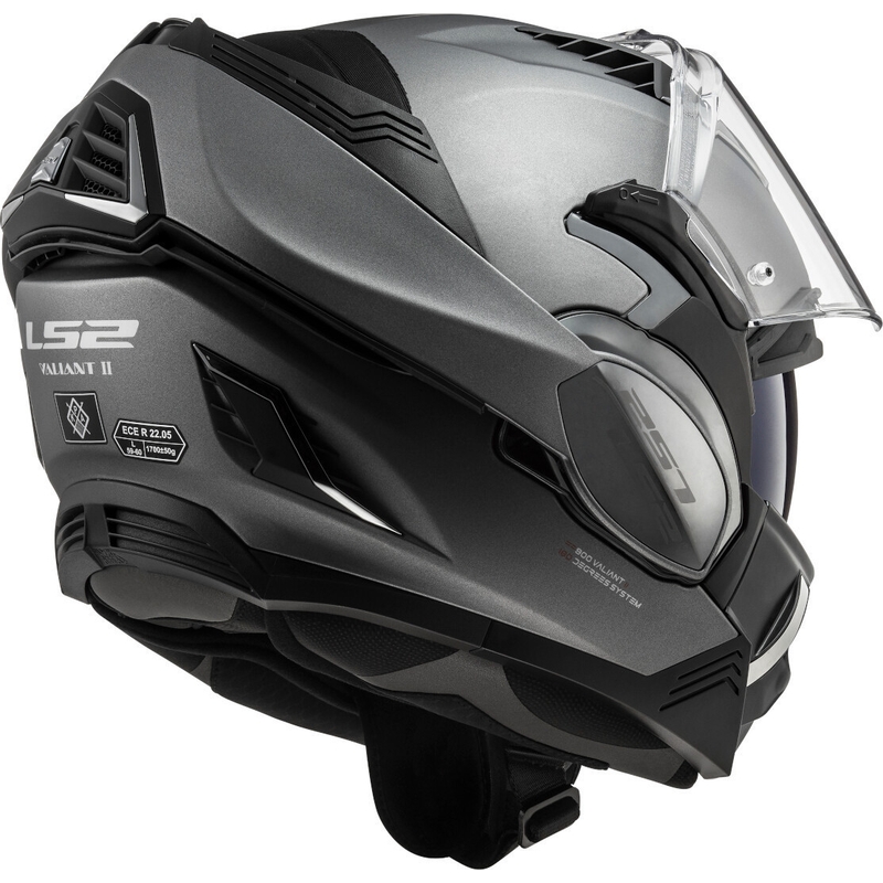 Preklápacia prilba na motocykel LS2 FF900 Valiant II Solid titánová matná