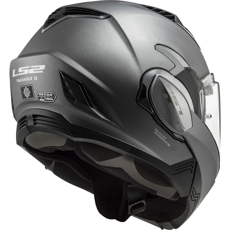 Preklápacia prilba na motocykel LS2 FF900 Valiant II Solid titánová matná
