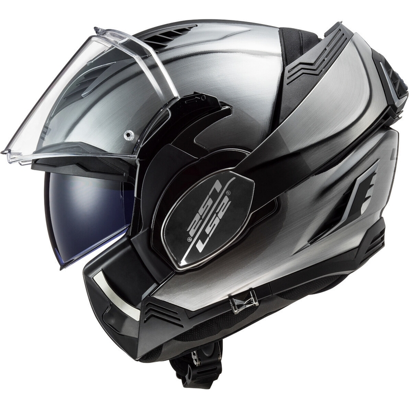 Preklápacia prilba na motocykel LS2 FF900 Valiant II Jeans titánová výpredaj