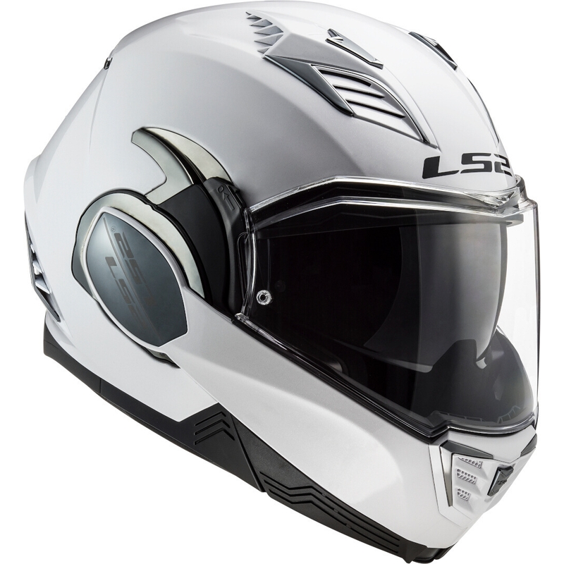 Preklápacia prilba na motocykel LS2 FF900 Valiant II Solid biela