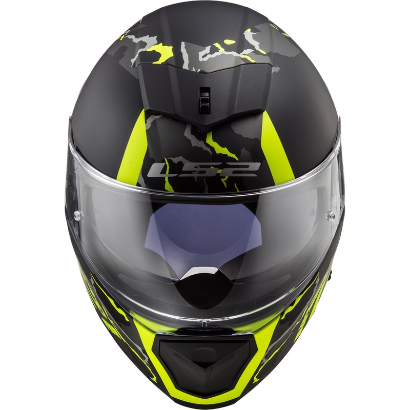 Integrálna prilba na motocykel LS2 FF390 Breaker Feline čierno-fluorescenčno žltá výpredaj